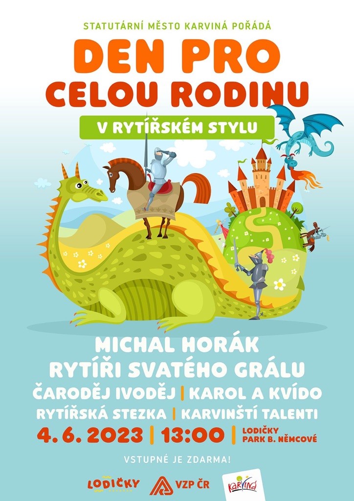 Den pro celou rodinu v rytířském stylu